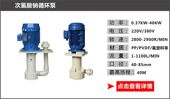 次氯酸鈉卸料循環泵產品圖片